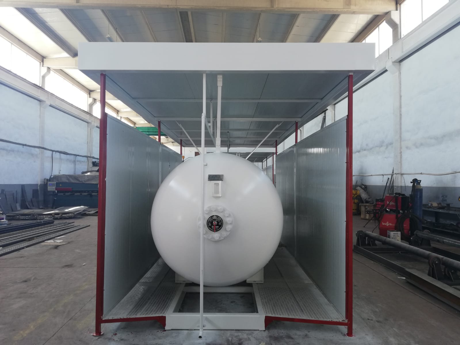 10 m3 LPG SKID TANK ALL SYSTEM 18.09.2019