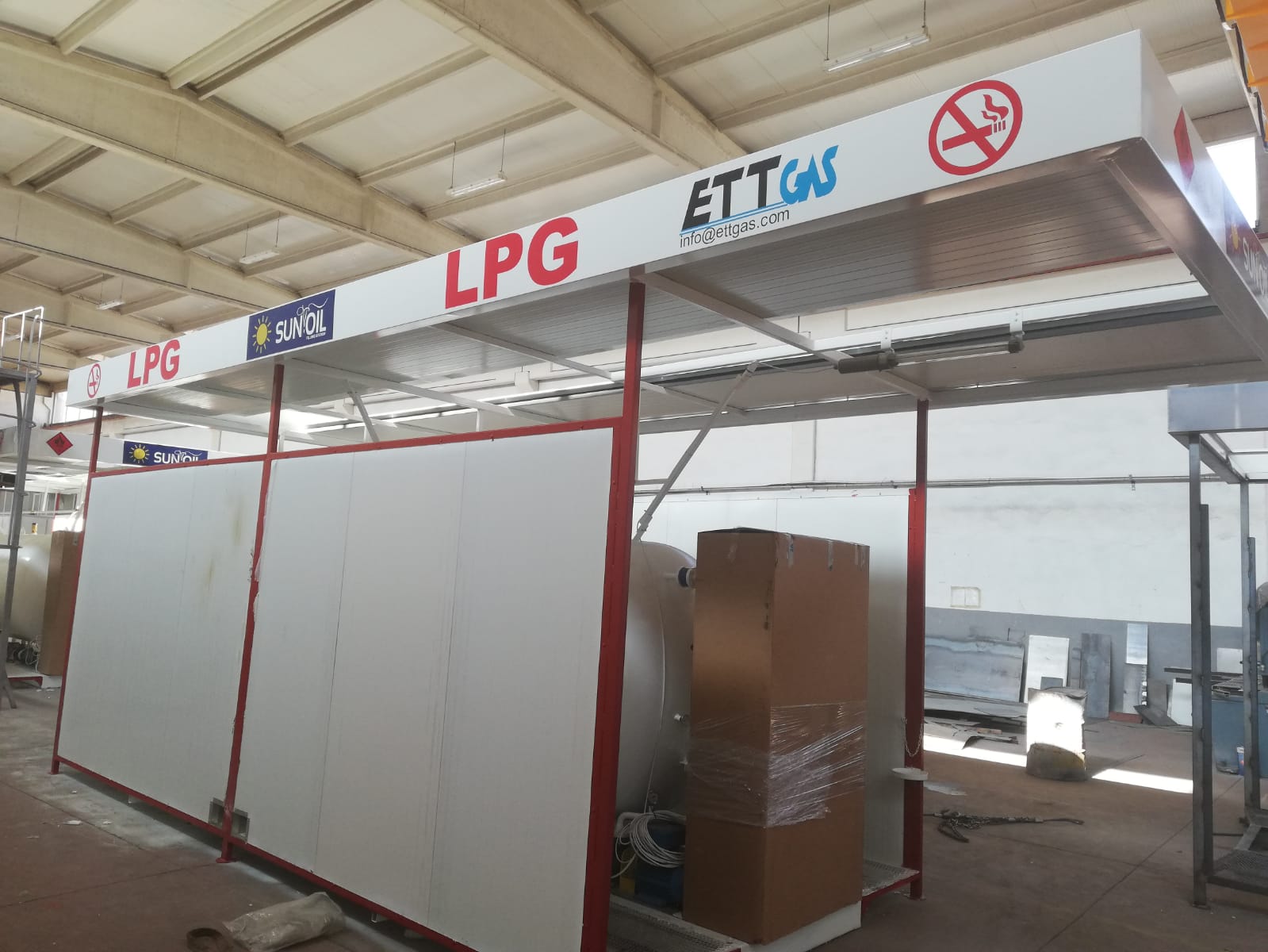 10 m3 LPG SKID TANK ALL SYSTEM 18.09.2019