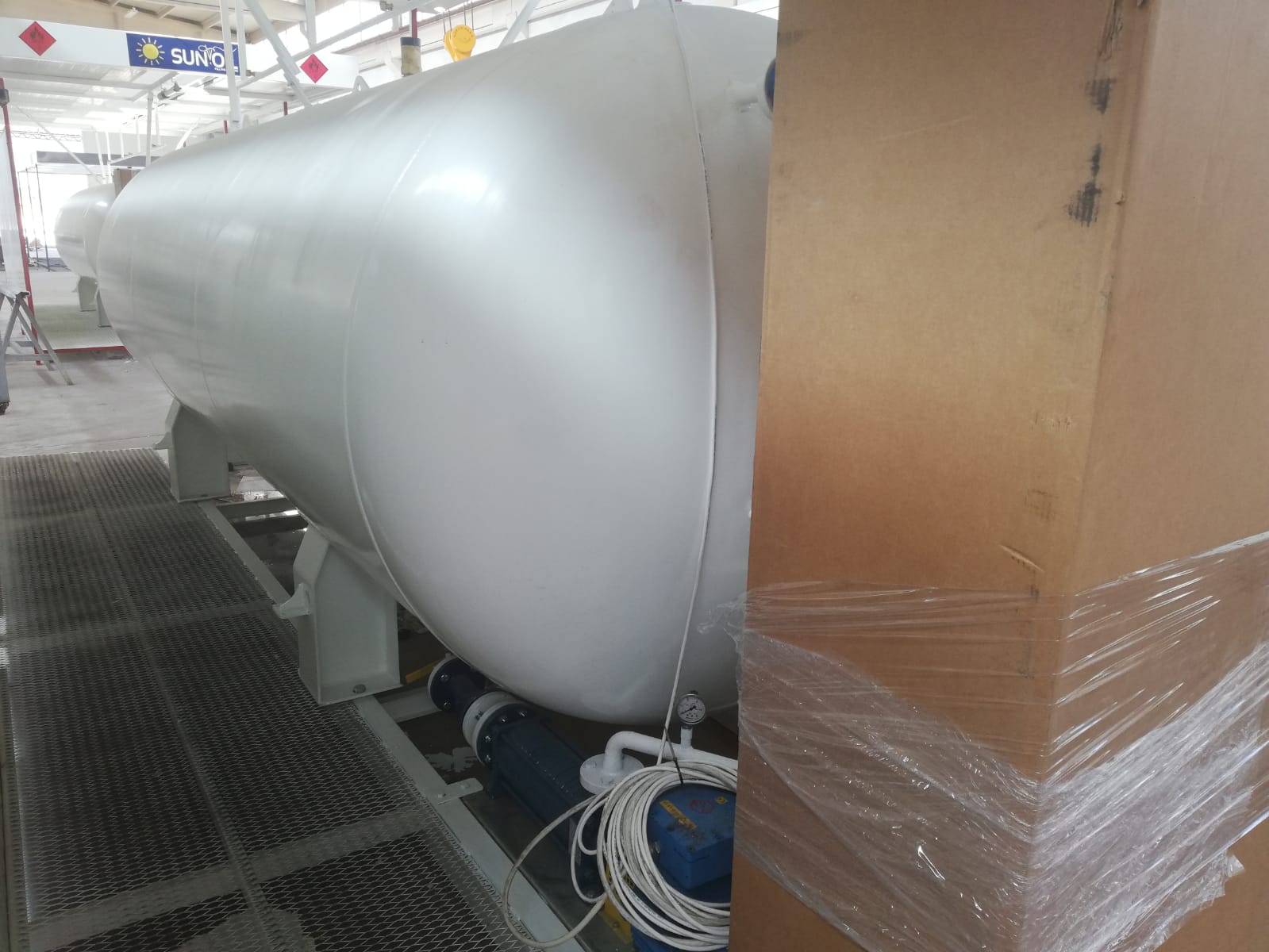 10 m3 LPG SKID TANK ALL SYSTEM 18.09.2019