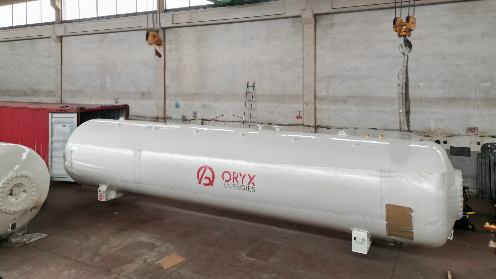 We have completed our new tank shipments for Oryx Energies. We are proud to work with the world's leading energy company. Our cooperation and projects will continue.