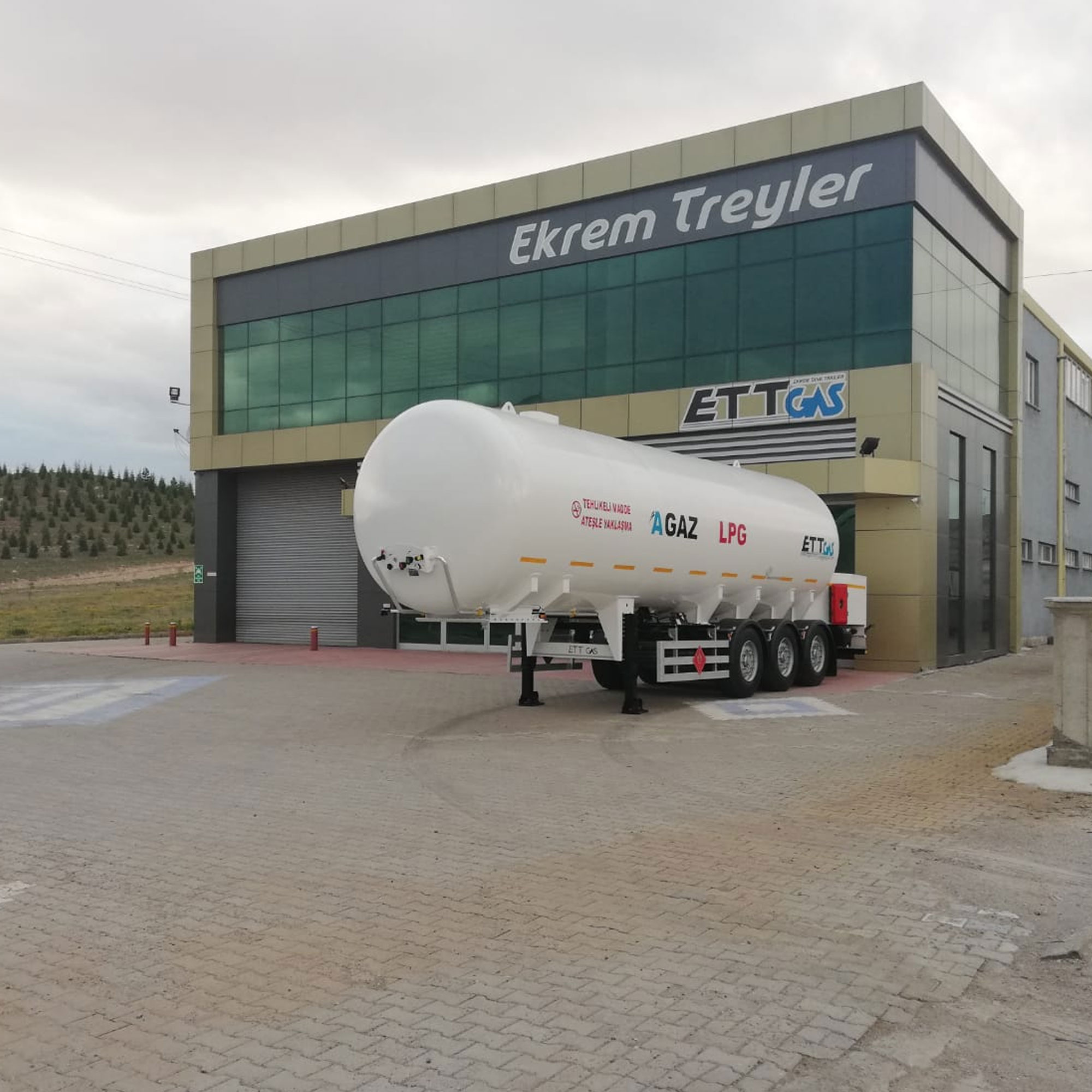 45 M3 LPG TRANSPORT TANK TRAILER WITH ADR