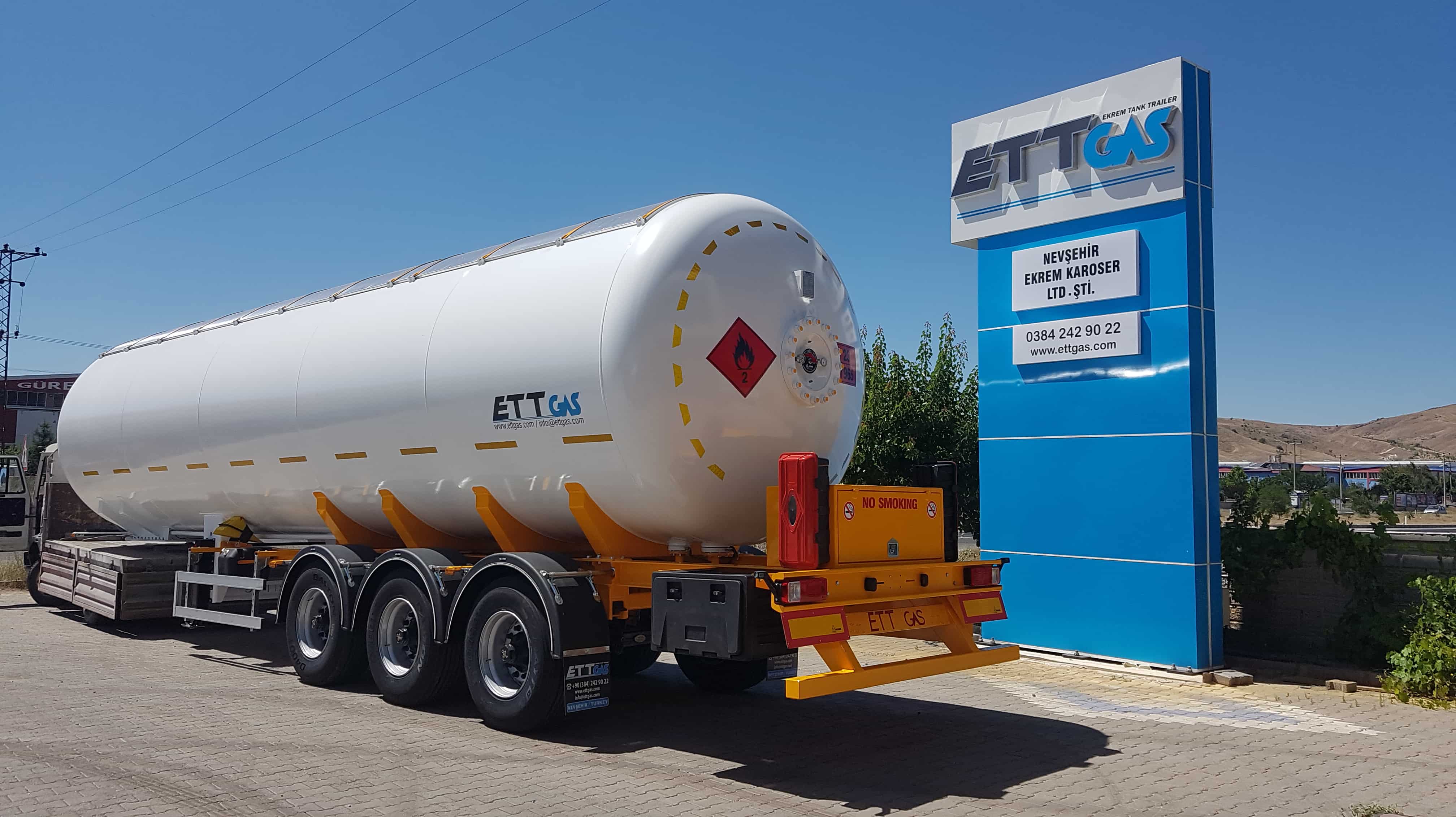 WE SENT 57 M3 LPG TRAILER #lpg #trailer #semitrailer #ettgas #lpgtrailer