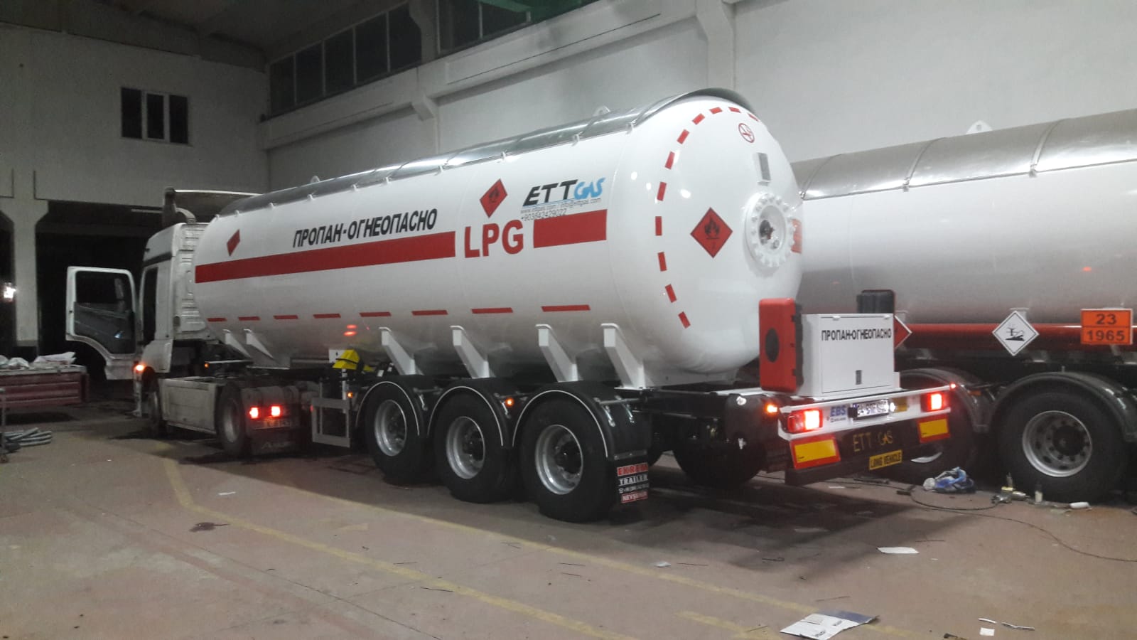 Une Autre Livraison de Remorque LPG 45 m3 vers le Kazakhstan