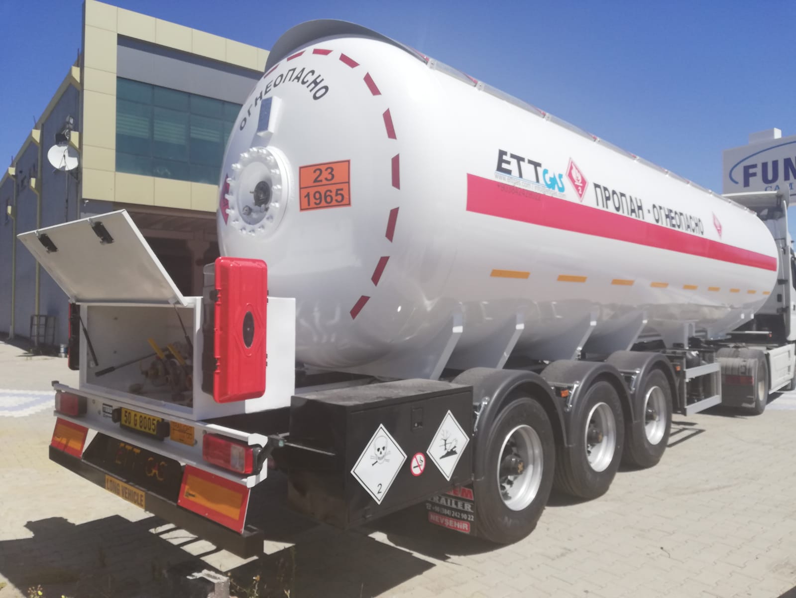 ETTGAS 45 M3 LPG TRAILER WE SENT GEORGIA