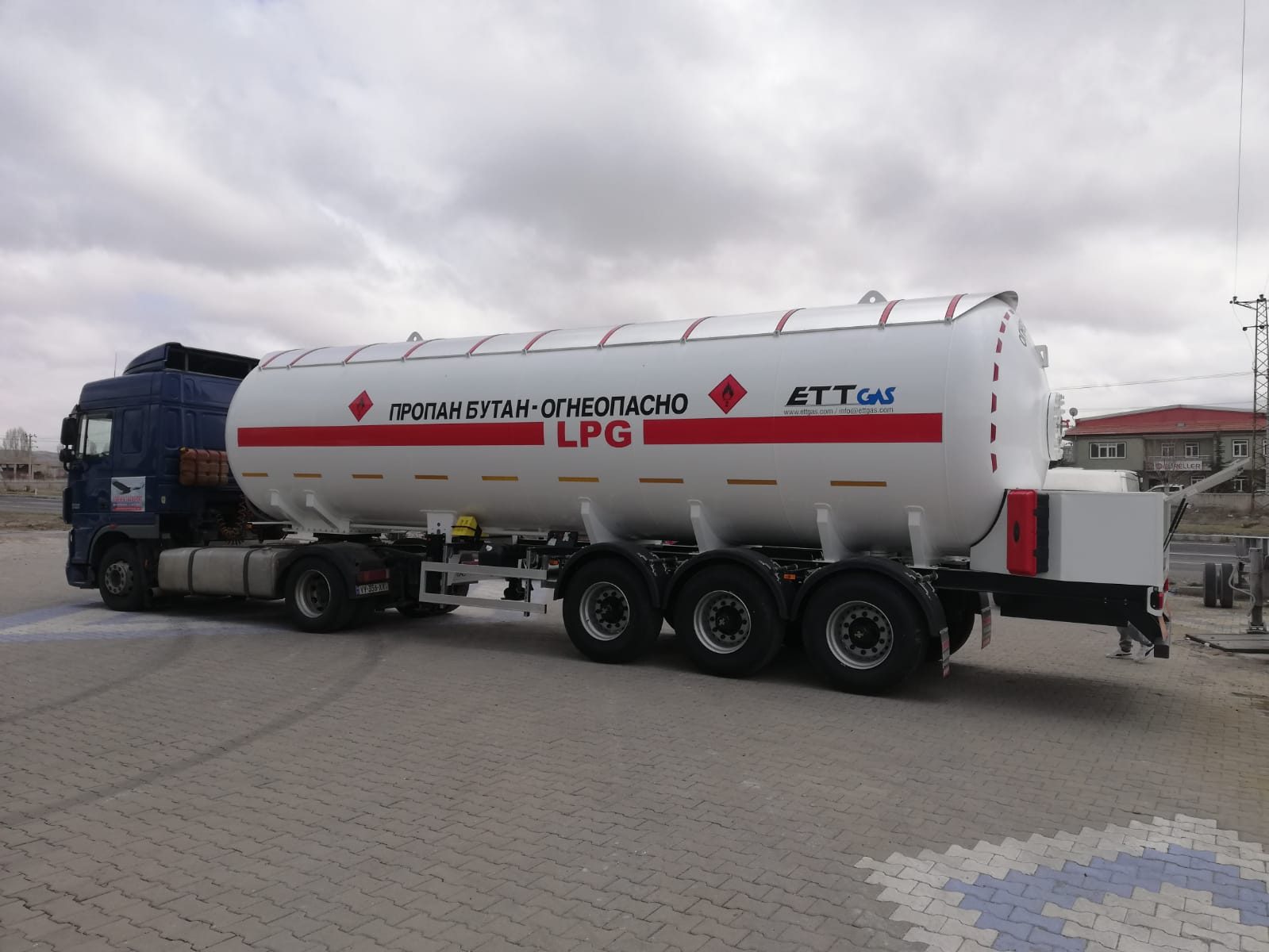 45 m3 LPG TRAILER WE SENT RUSSIA FEDERATION