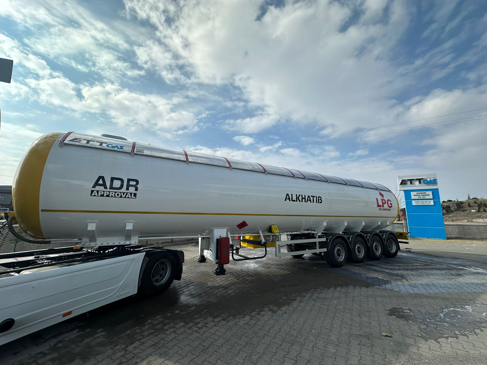 We delivered 70 m3 LPG Trailer with ADR Certificate (P25BN) 4 axles